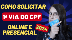 primeira via do cpf