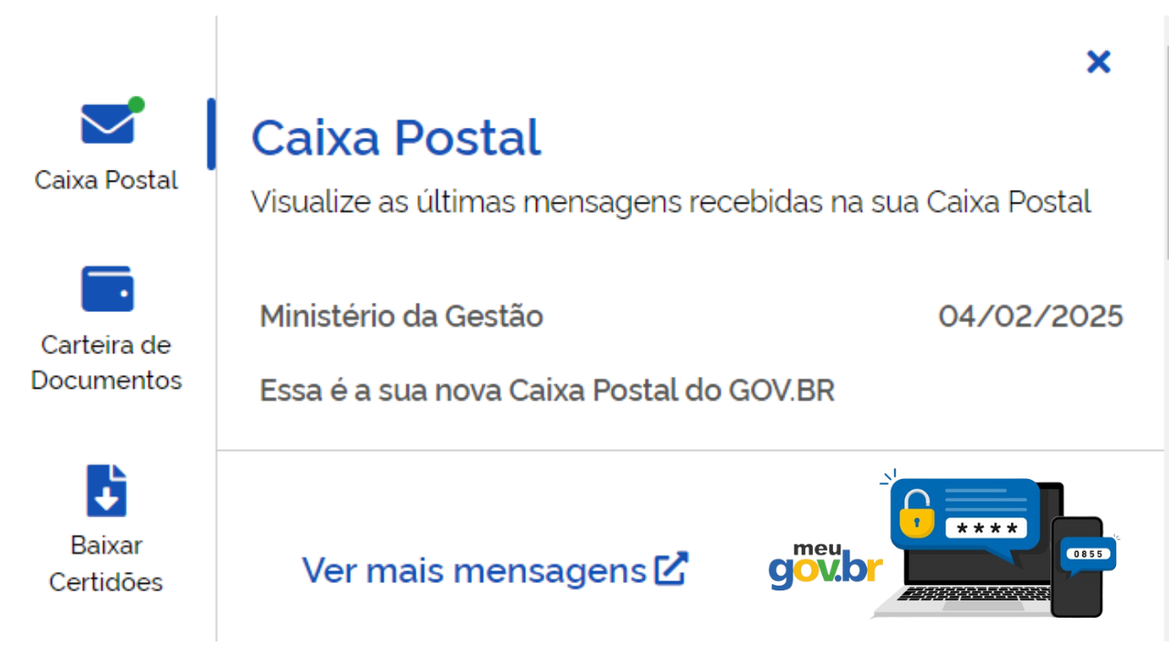 nova caixa postal gov br